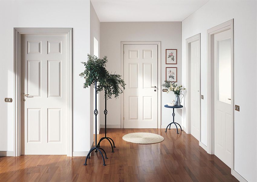 Witte deuren in het interieur: interessante ideeën en ongebruikelijke ontwerpoplossingen