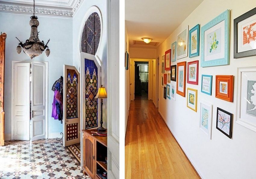 Ontwerp een hal in een privéwoning: foto-ideeën om een ​​origineel interieur te creëren