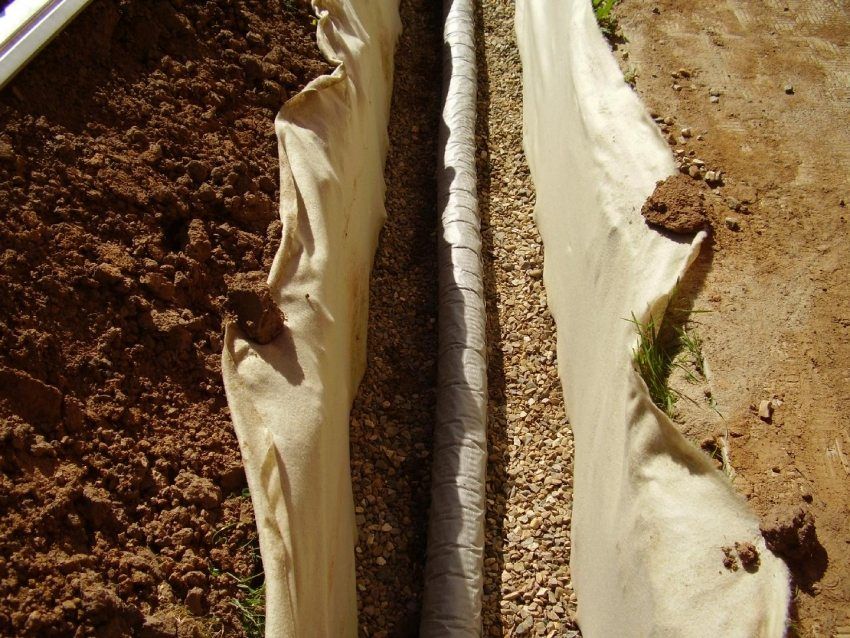 Drainagesysteem rondom het huis: een drainageapparaat voor de bouw van een residentieel gebouw