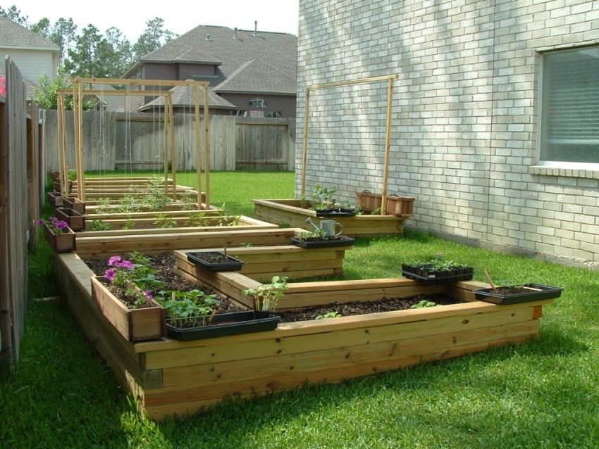 DIY doe-het-zelf tuinbedden: interessante ideeën voor landontwerp