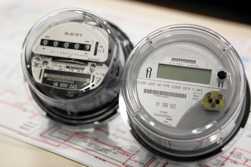 Elektrische meter die meetwaarden uitzendt: kenmerk van boekhoudapparatuur