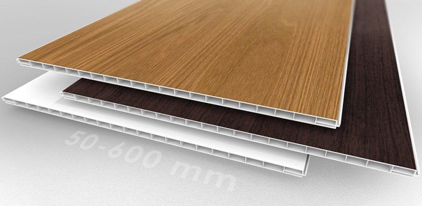 PVC-panelen: afmetingen en kenmerken van producten voor wanden en plafonds