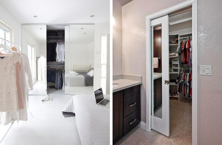 Schuifdeuren voor een kleedkamer: een overzicht van comfortabele en stijlvolle ontwerpen