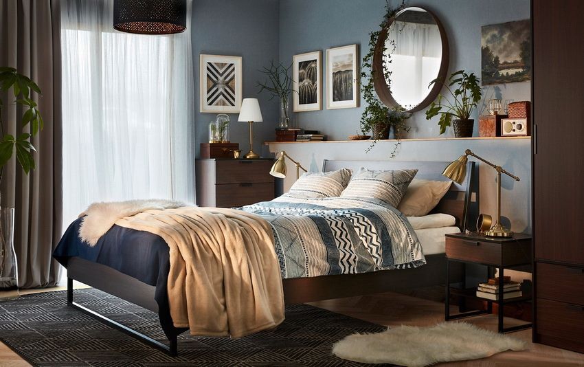 Slaapset: een foto van stijlvolle en mooie meubels